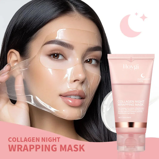 Korean Collagen Overnight Mask – Deep Hydrating Peel-Off Night Cream