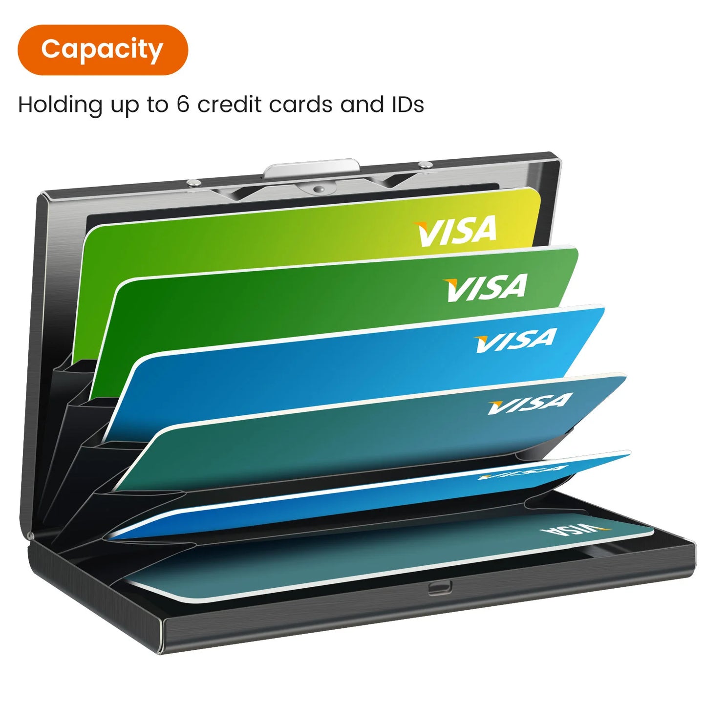 Minimalist RFID Blocking Card Holder Wallet