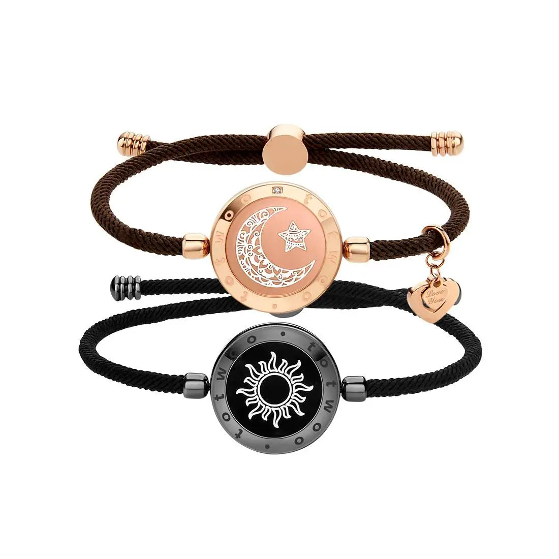 Bracelets connectés lumineux et vibrants Totwoo pour couples