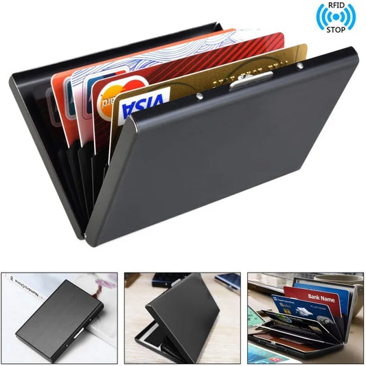 Minimalist RFID Blocking Card Holder Wallet