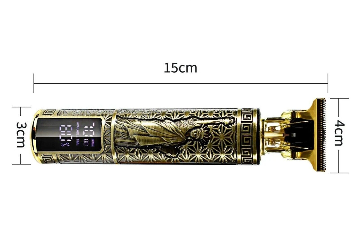 Men’s Cordless Hair Clippers & Beard Trimmer – USB Rechargeable Barber Hair Cutting Kit