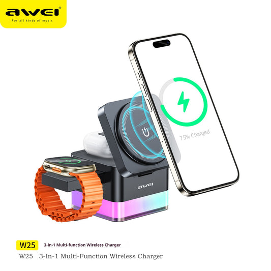 AWEI 3-in-1 Wireless Charger